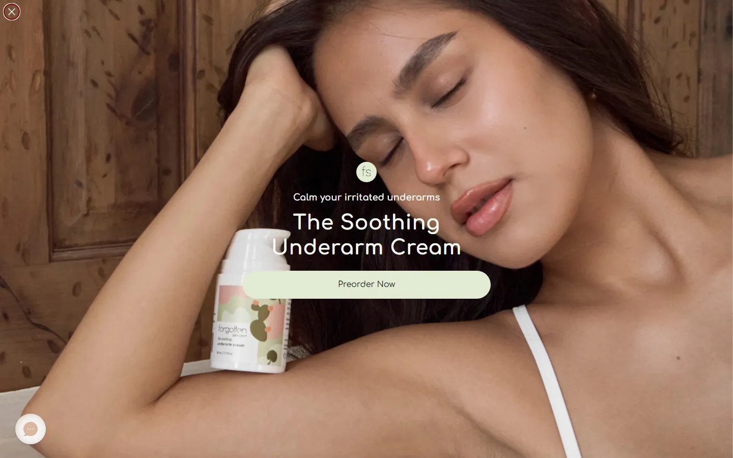Forgotten Skincare Shopify storefront