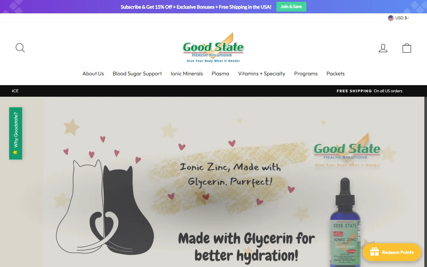 Good State Shopify storefront